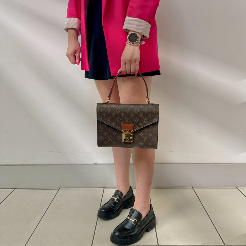 Louis Vuitton Concorde Leather Handbag TWS - Image 2