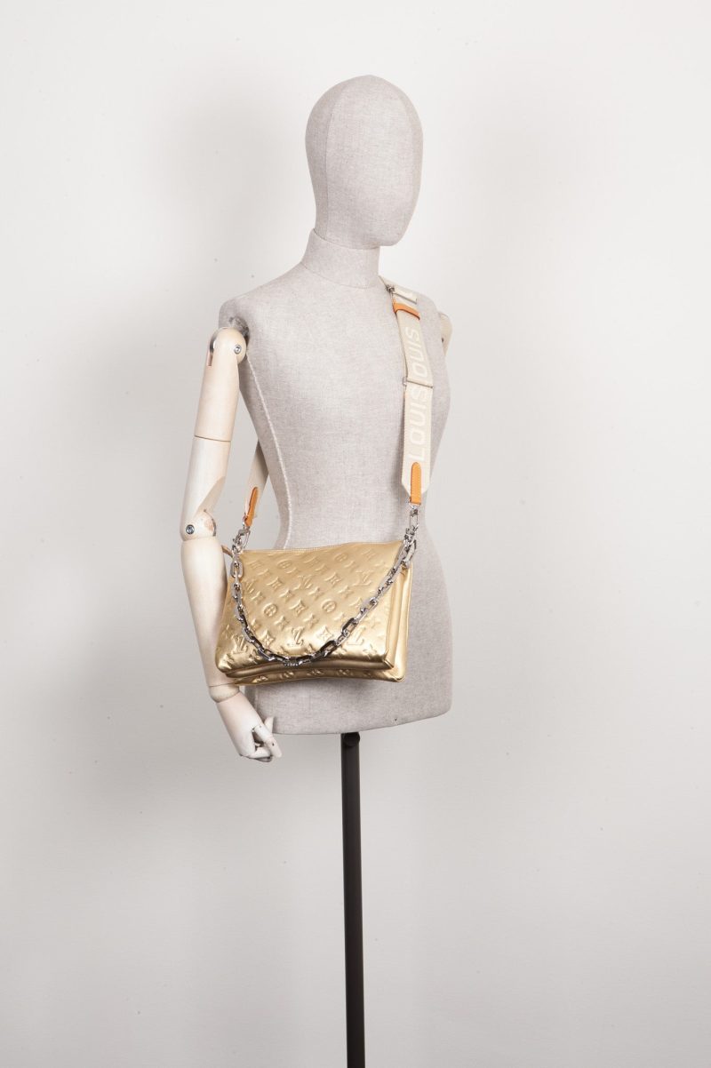 LOUIS VUITTON Coussin PM Metallic Blue w/2 Straps - Image 2