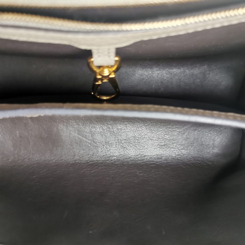 Louis Vuitton Capucines MM Noir Python Leather Trim - Image 14