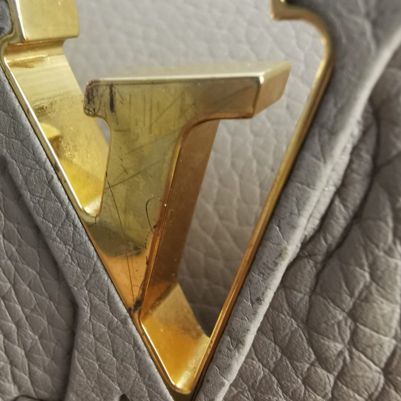 Louis Vuitton Capucines MM Noir Python Leather Trim - Image 13