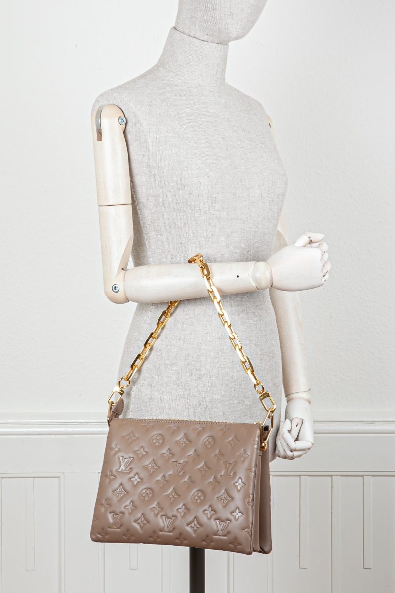 LOUIS VUITTON Coussin PM Bag Taupe