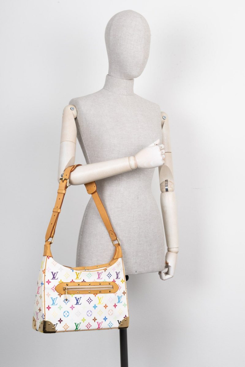 Louis Vuitton Boston Keepall Bandouliere 55 Monogram Bag #MN899 - Image 2
