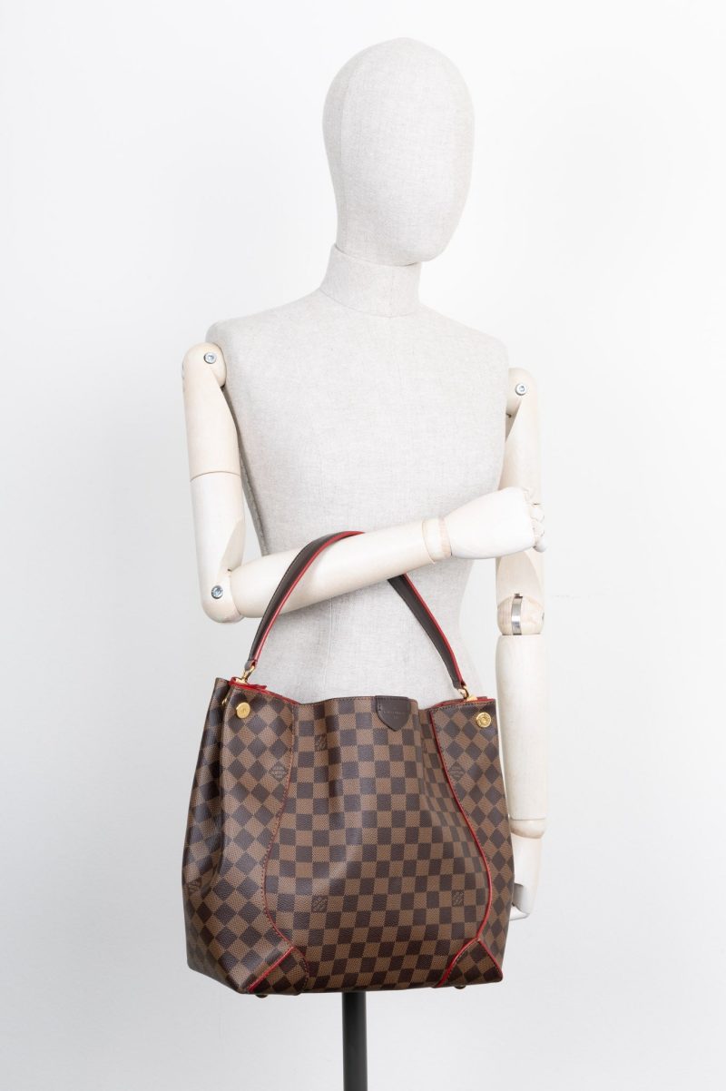 Louis Vuitton Caissa Hobo Rose Ballerine Damier Shoulder Bag - Image 2