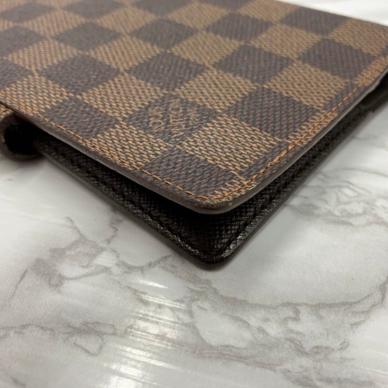Louis Vuitton Damier Agenda PM Handbook Cover 6 s R20700 Brown PVC LeatherLouis Vuitton - Image 9