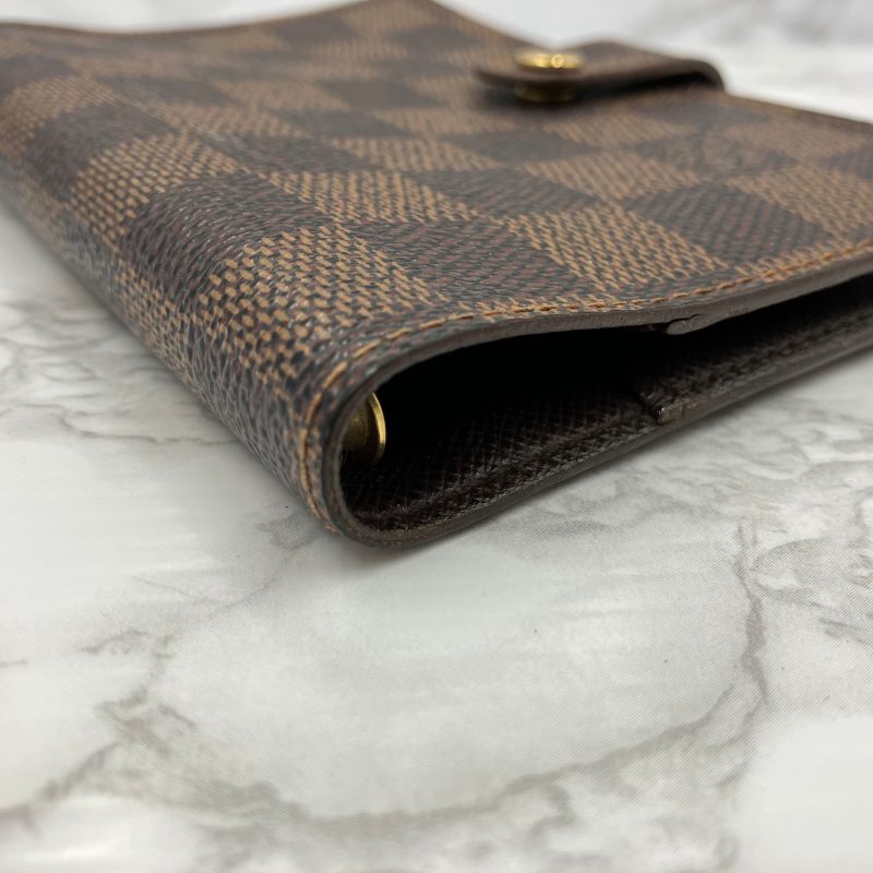 Louis Vuitton Damier Agenda PM Handbook Cover 6 s R20700 Brown PVC LeatherLouis Vuitton - Image 11
