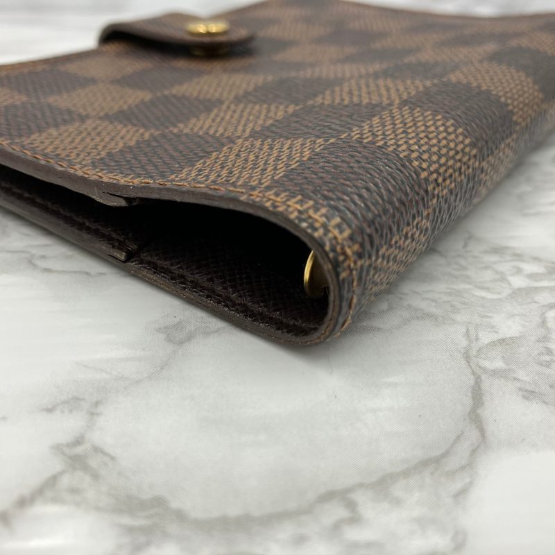 Louis Vuitton Damier Agenda PM Handbook Cover 6 s R20700 Brown PVC LeatherLouis Vuitton - Image 12