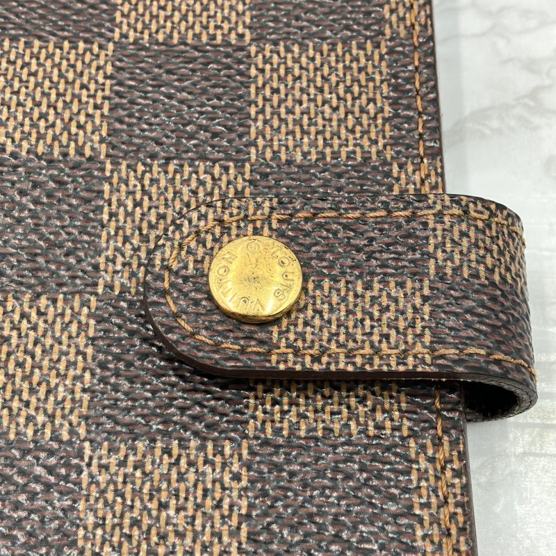 Louis Vuitton Damier Agenda PM Handbook Cover 6 s R20700 Brown PVC LeatherLouis Vuitton - Image 13