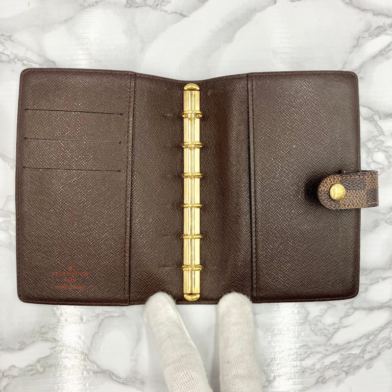 Louis Vuitton Damier Agenda PM Handbook Cover 6 s R20700 Brown PVC LeatherLouis Vuitton - Image 14