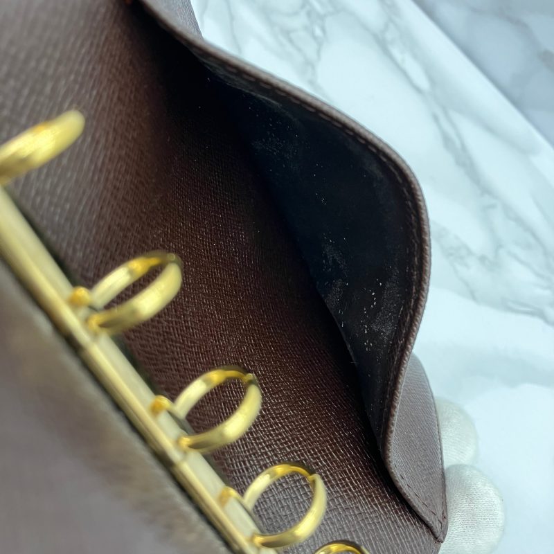 Louis Vuitton Damier Agenda PM Handbook Cover 6 s R20700 Brown PVC LeatherLouis Vuitton - Image 17