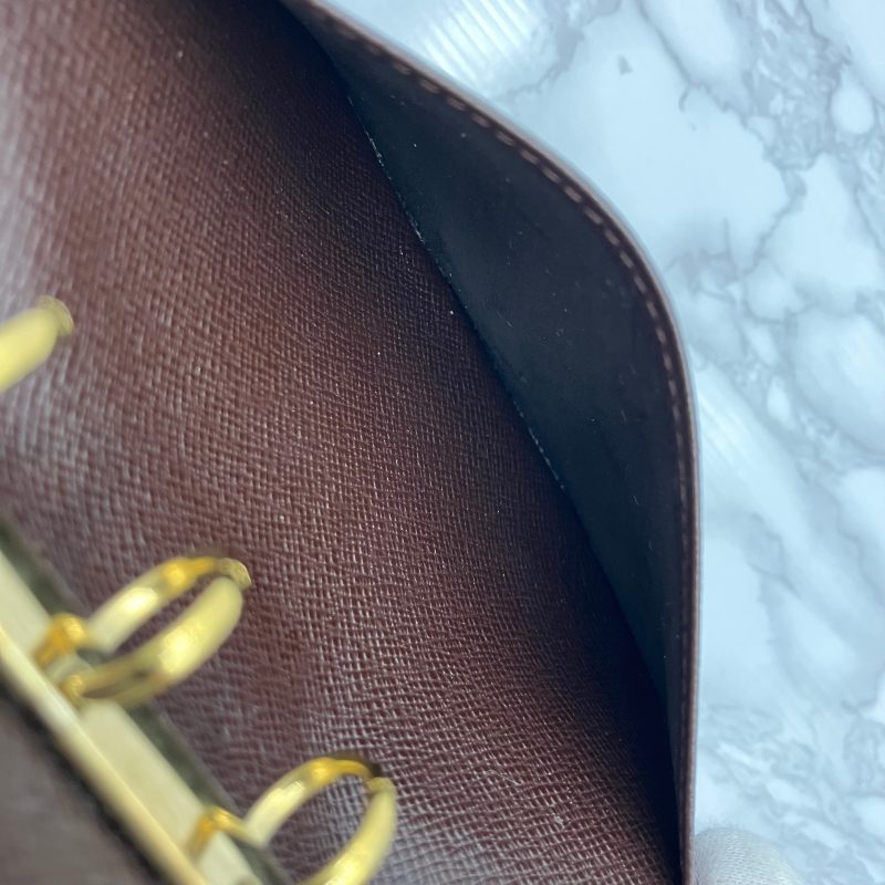 Louis Vuitton Damier Agenda PM Handbook Cover 6 s R20700 Brown PVC LeatherLouis Vuitton - Image 18