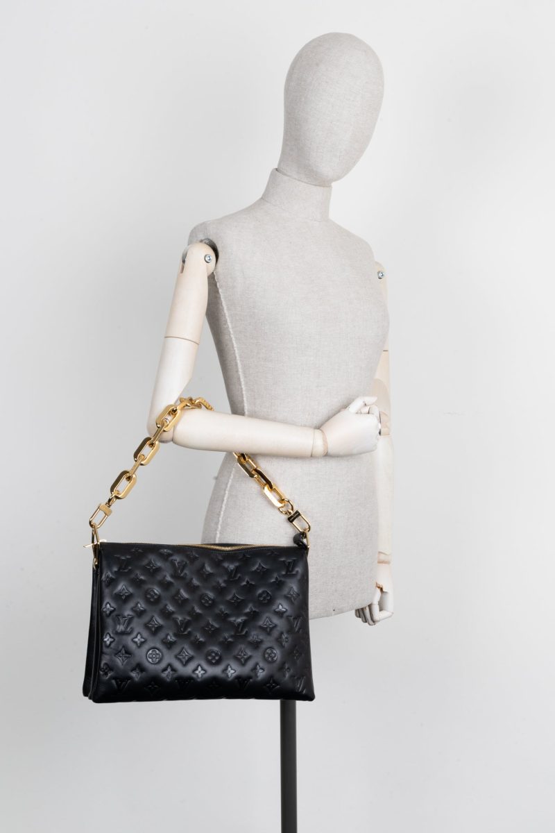 LOUIS VUITTON Coussin MM Bag Leather Navy - Image 2