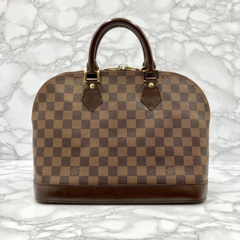 Louis Vuitton Damier Alma PM Hand Bag Brown N51131