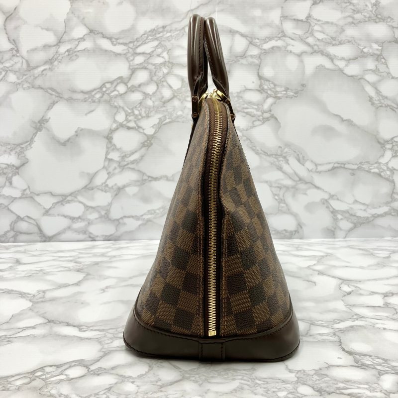 Louis Vuitton Damier Alma PM Hand Bag Brown N51131 - Image 3