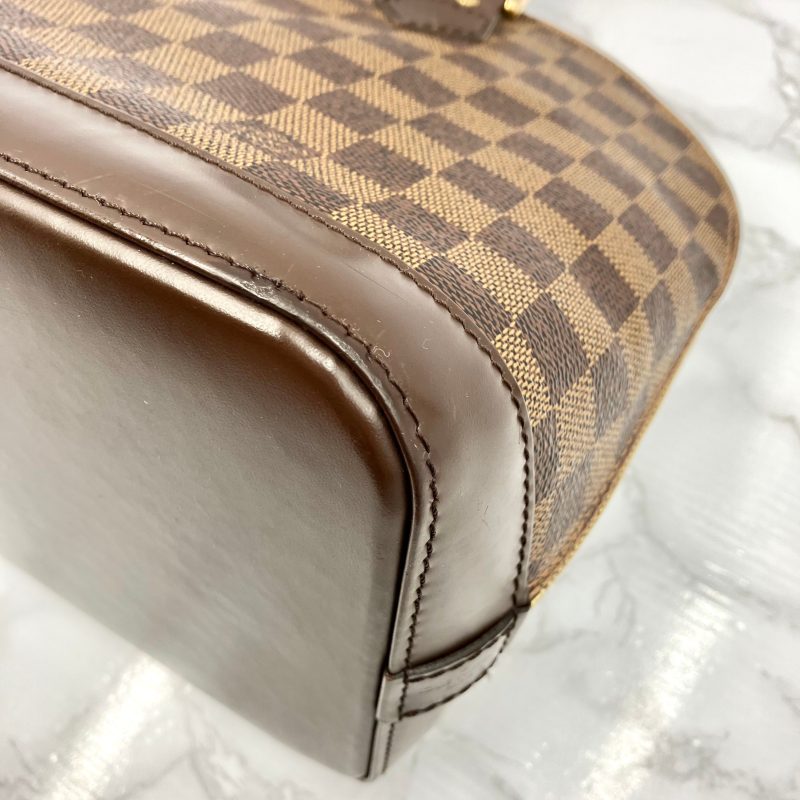 Louis Vuitton Damier Alma PM Hand Bag Brown N51131 - Image 6