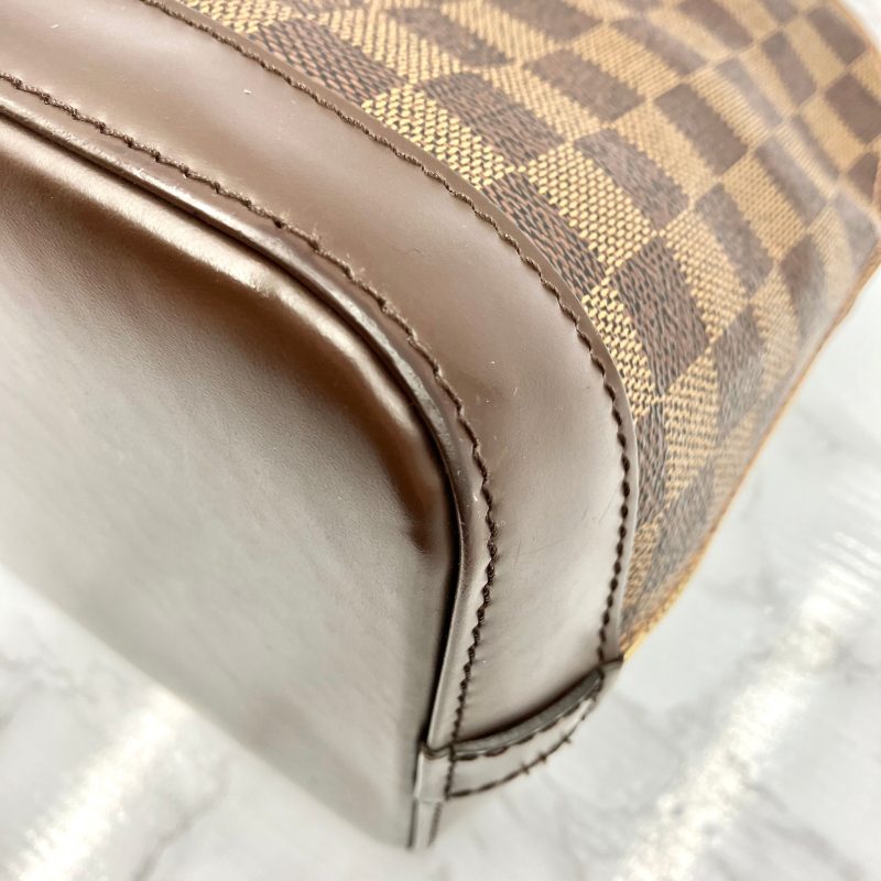 Louis Vuitton Damier Alma PM Hand Bag Brown N51131 - Image 8