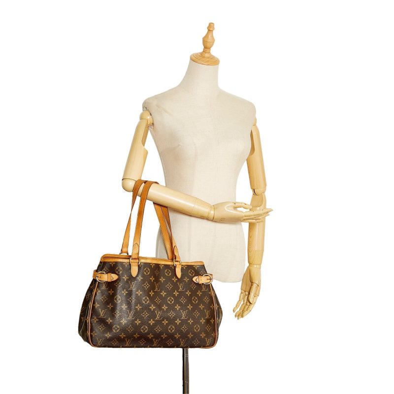 Brown Louis Vuitton Monogram Batignolles Horizontal Tote Bag - Image 10