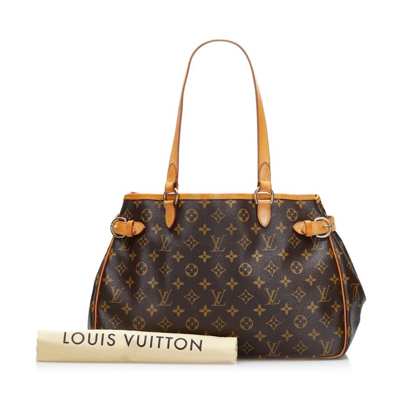 Brown Louis Vuitton Monogram Batignolles Horizontal Tote Bag - Image 11