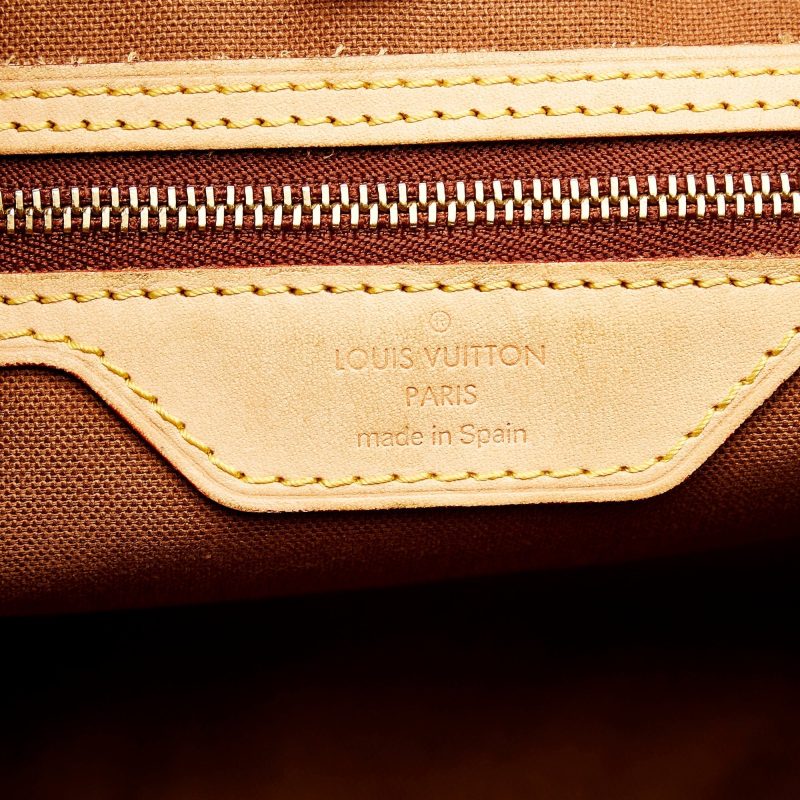 Brown Louis Vuitton Monogram Batignolles Horizontal Tote Bag - Image 6