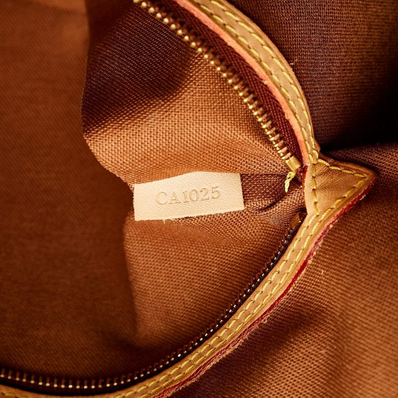 Brown Louis Vuitton Monogram Batignolles Horizontal Tote Bag - Image 7
