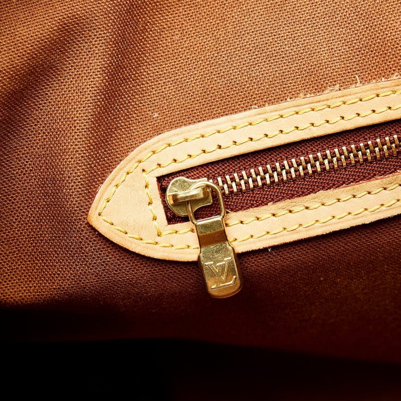 Brown Louis Vuitton Monogram Batignolles Horizontal Tote Bag - Image 8