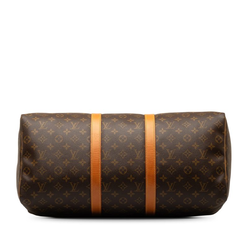 Brown Louis Vuitton Monogram Keepall 50 Travel Bag - Image 4