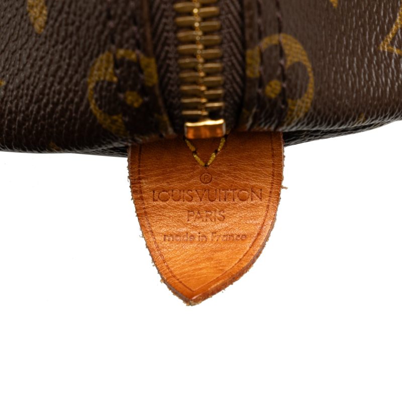 Brown Louis Vuitton Monogram Keepall 50 Travel Bag - Image 7