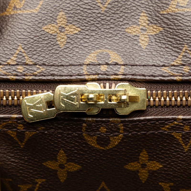 Brown Louis Vuitton Monogram Keepall 50 Travel Bag - Image 8