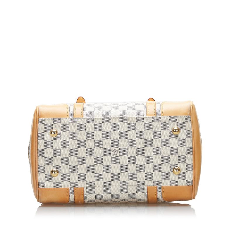 Louis Vuitton Berkeley MM Azur Damier Boston Shoulder Bag LV-0918N-0003 - Image 5