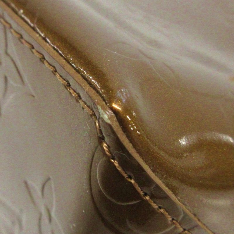 Brown Louis Vuitton Monogram Vernis Zippy Wallet - Image 14
