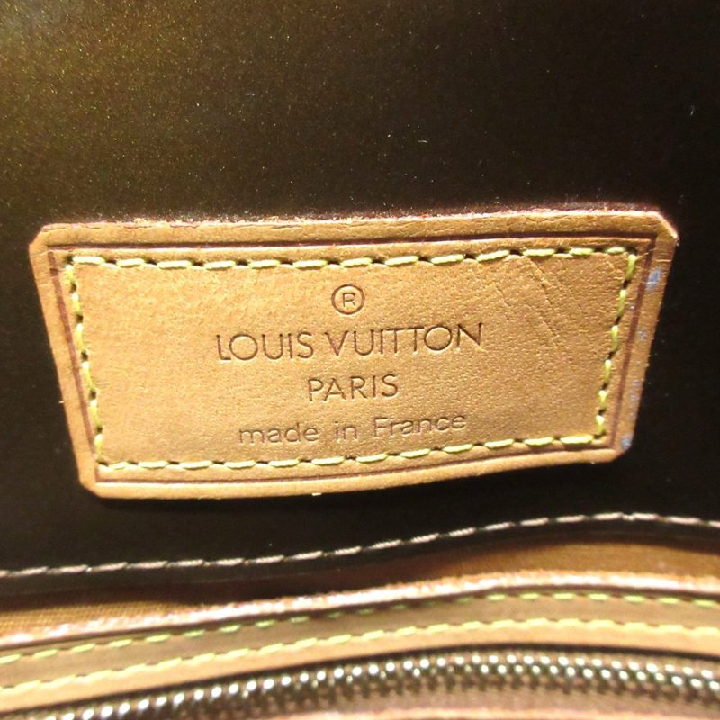 Brown Louis Vuitton Monogram Vernis Zippy Wallet - Image 6