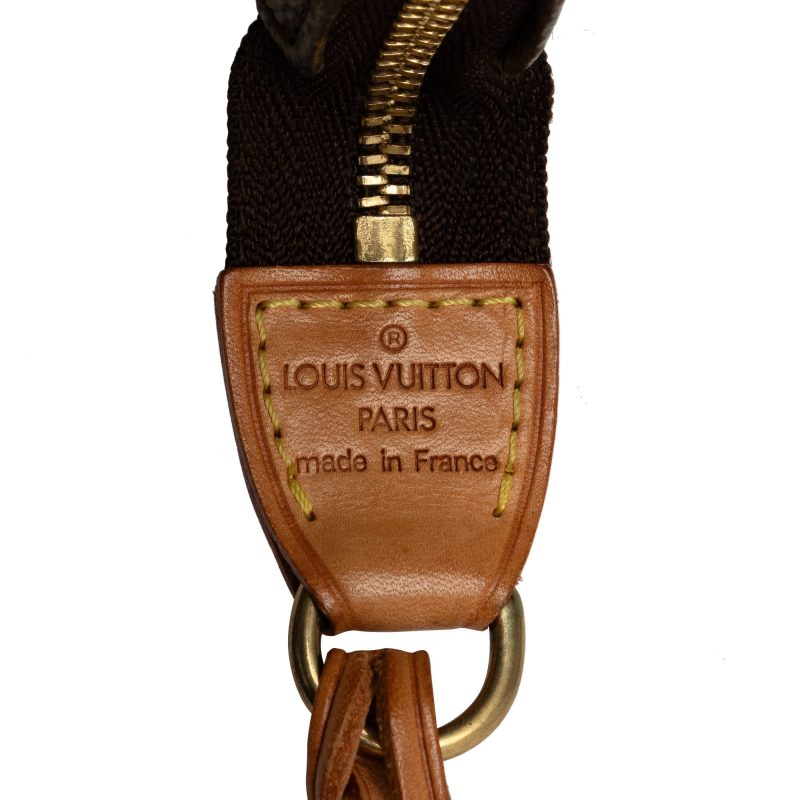 Brown Louis Vuitton Monogram Pochette Accessoires Shoulder Bag - Image 6