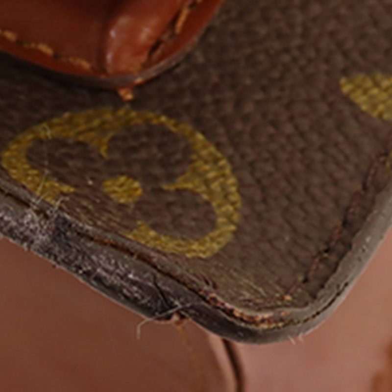 Brown Louis Vuitton Monogram Montaigne MM Satchel - Image 10
