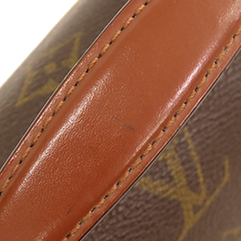 Brown Louis Vuitton Monogram Montaigne MM Satchel - Image 12