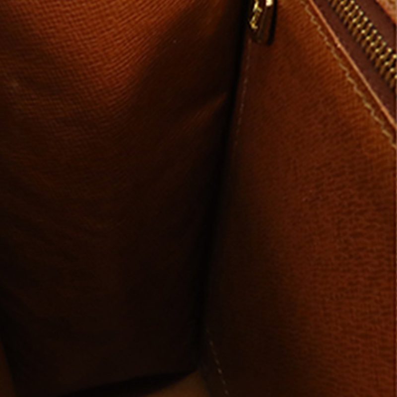 Brown Louis Vuitton Monogram Montaigne MM Satchel - Image 6