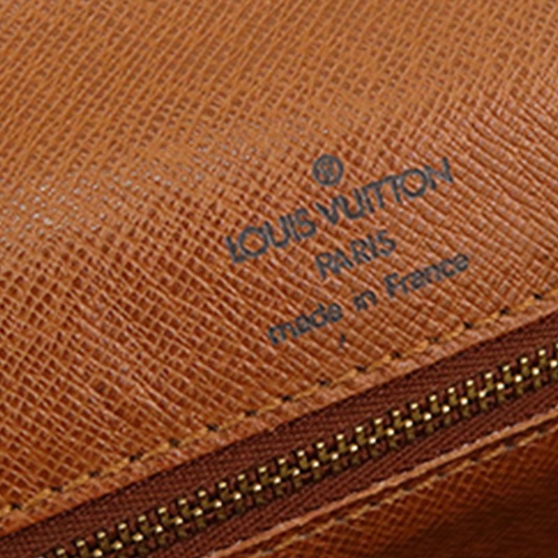 Brown Louis Vuitton Monogram Montaigne MM Satchel - Image 7
