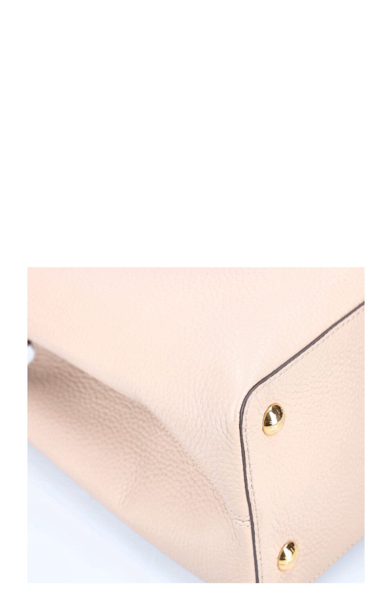 LOUIS VUITTON Capucines GM Leather Beige - Image 8