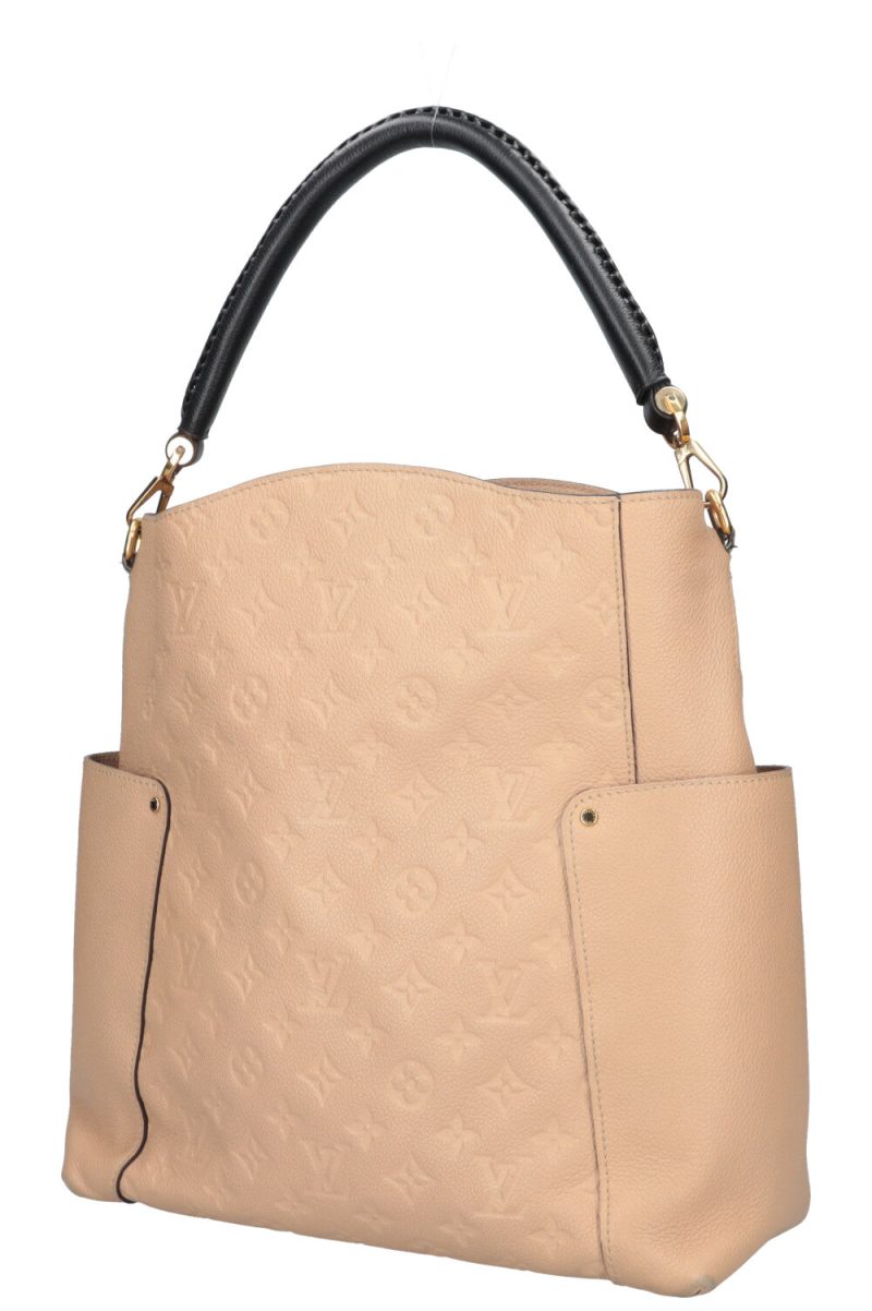 LOUIS VUITTON Bagatelle Beige M46112 Monogram Empreinte Leather Size NM - Image 5