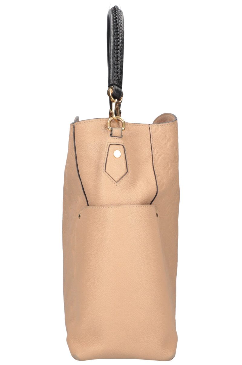 LOUIS VUITTON Bagatelle Beige M46112 Monogram Empreinte Leather Size NM - Image 4