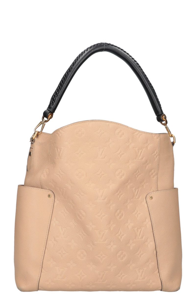 LOUIS VUITTON Bagatelle Beige M46112 Monogram Empreinte Leather Size NM - Image 6