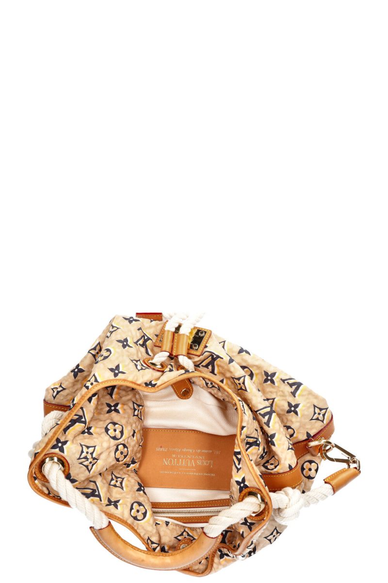 LOUIS VUITTON Bulles Marine M40238 Nylon Monogram・Pattern Size PM - Image 11