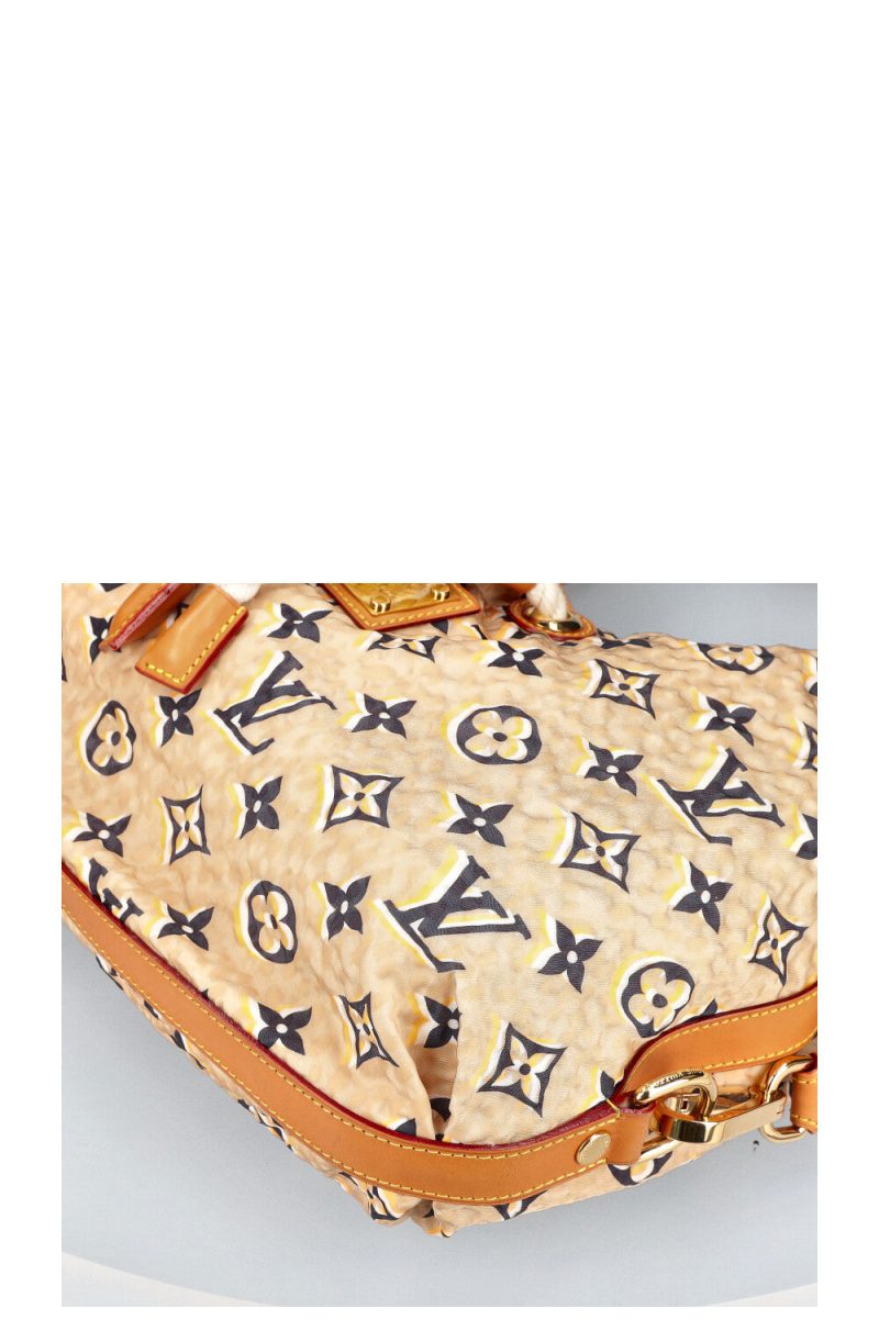 LOUIS VUITTON Bulles Marine M40238 Nylon Monogram・Pattern Size PM - Image 7
