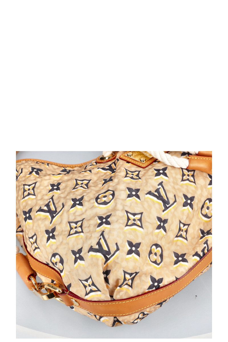 LOUIS VUITTON Bulles Marine M40238 Nylon Monogram・Pattern Size PM - Image 8