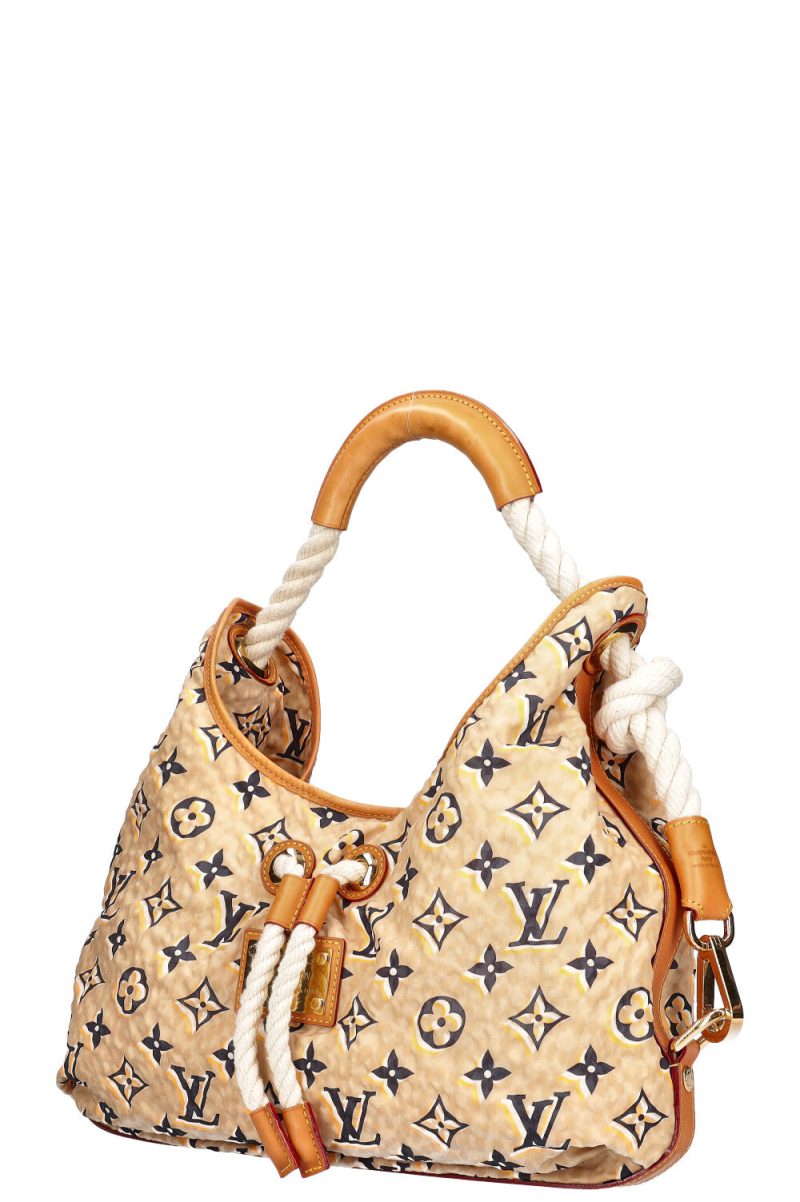 LOUIS VUITTON Bulles Marine M40238 Nylon Monogram・Pattern Size PM - Image 6