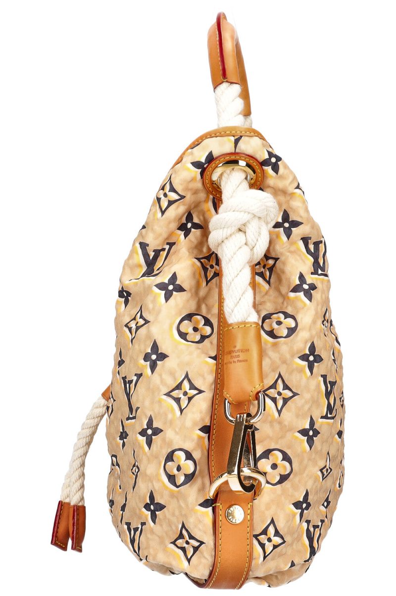 LOUIS VUITTON Bulles Marine M40238 Nylon Monogram・Pattern Size PM - Image 4