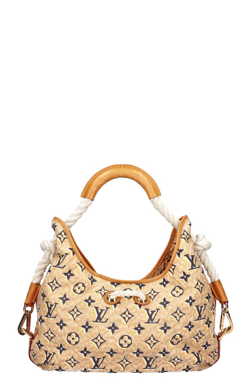 LOUIS VUITTON Bulles Marine M40238 Nylon Monogram・Pattern Size PM - Image 5