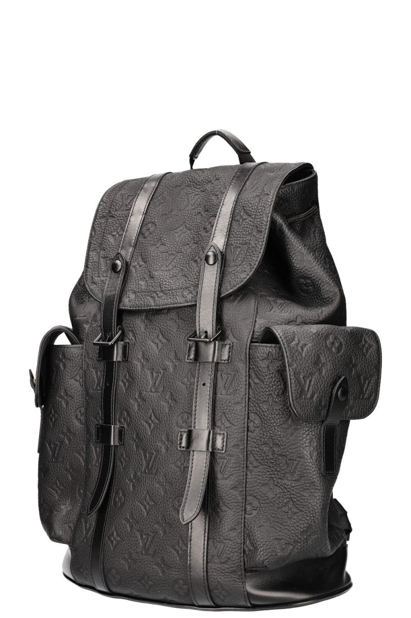 LOUIS VUITTON Christopher MM Backpack Black - Image 6