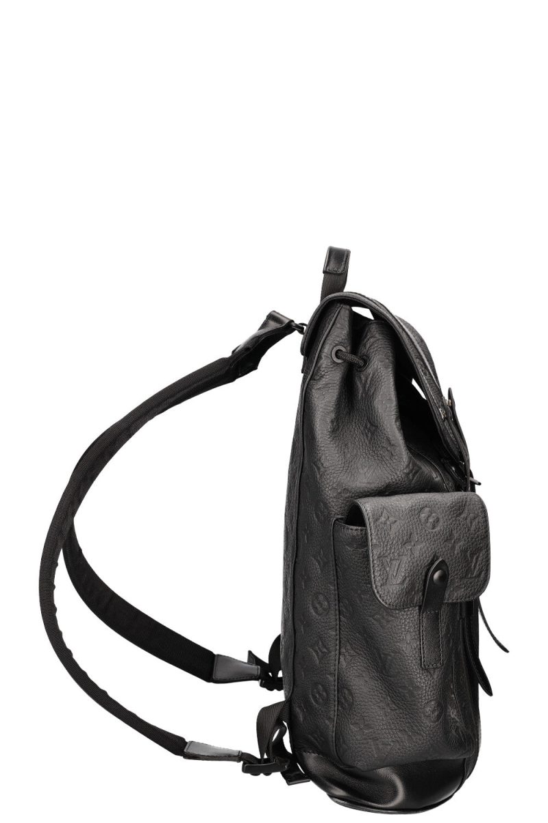 LOUIS VUITTON Christopher MM Backpack Black - Image 5