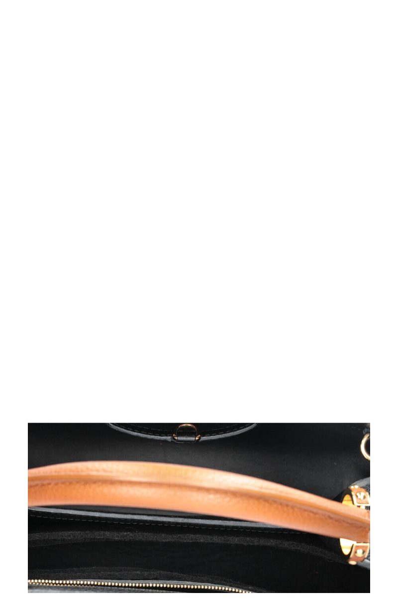 Louis Vuitton Capucines Red Leather Crossbody Bag Medium - Image 12