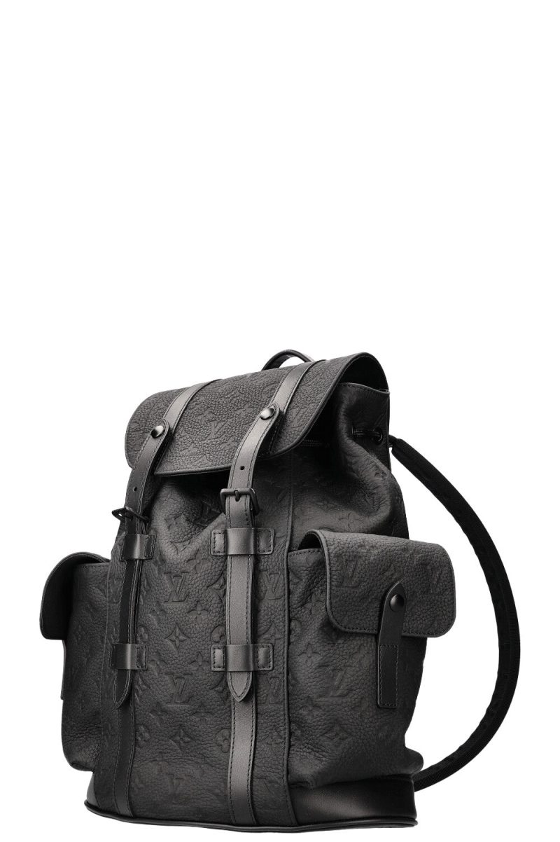 LOUIS VUITTON Christopher MM Backpack Black - Image 5