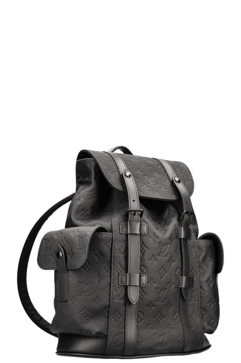 LOUIS VUITTON Christopher MM Backpack Black - Image 2